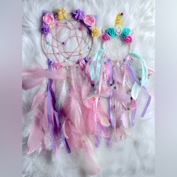 Other - Unicorn and Floral Dreamcatcher Set for Kids